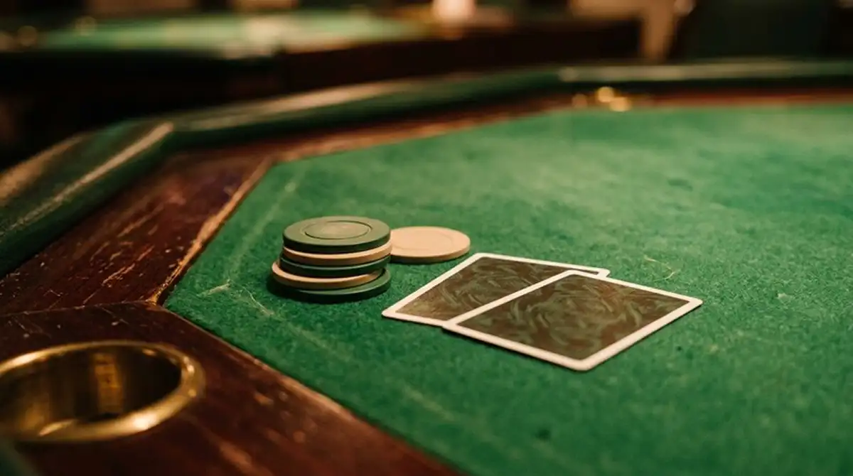 Live casino uden rofus - generisk bord med jetons og kort
